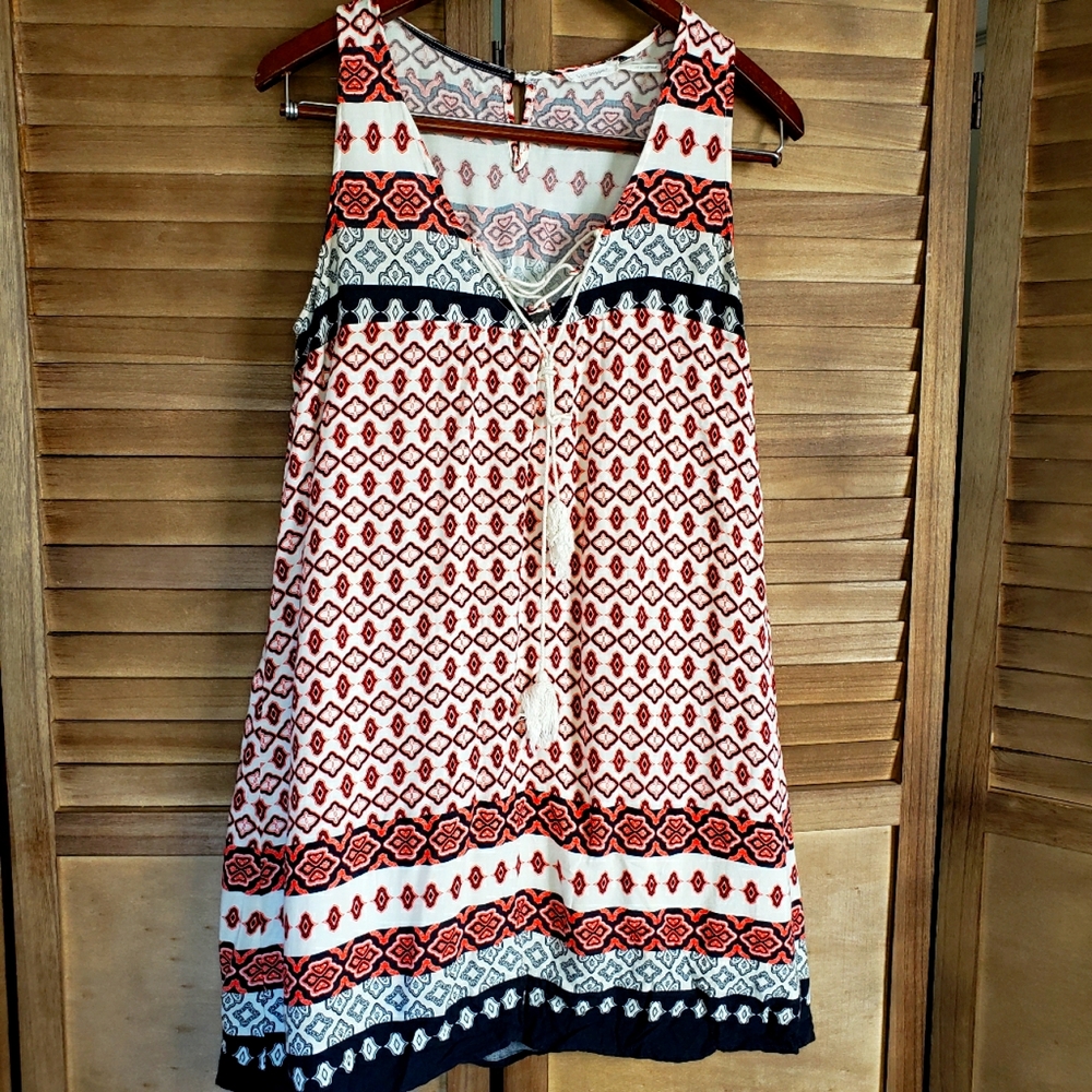 Blue pepper summer dress